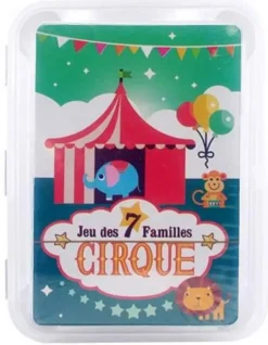 CMP IMPORT TRADING E Card Games|Jeu des 7 familles Cirque